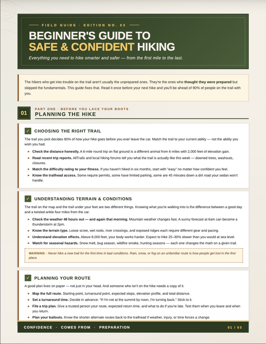 Beginners Guide To Hiking